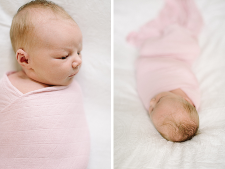 06 newborn baby pink aiden anais bamboo swaddle blanket photo in dallas texas