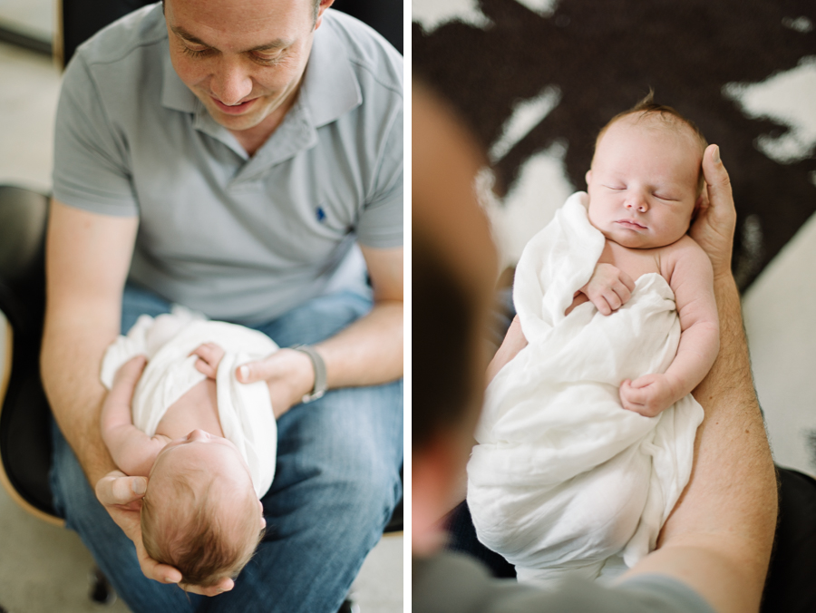 16 newborn baby father photographer in dallas texas family